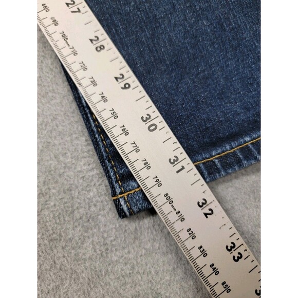 Adriano Goldschmied AG Jeans  Mens 38 36x32 Slim Straight Dark Blue Stretch USA - Picture 3 of 15